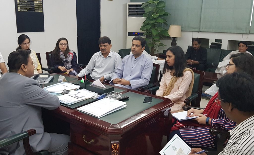 Meeting the Director General KDA