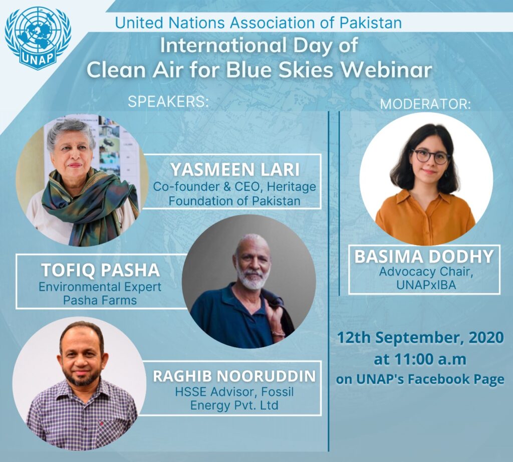 UN International Day of Clean Air for Blue Skies