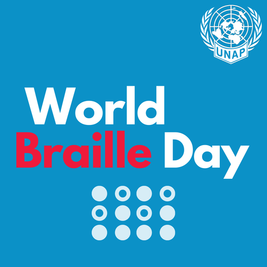 World Braille Day 2021 - UNAP