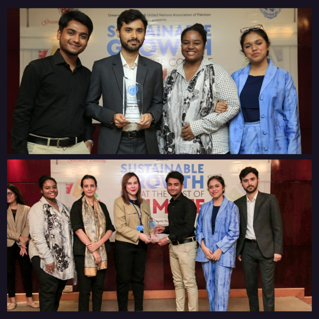 UNAP x Greenwich University - Sustainable Growth Not at the Cost of Climate; Debate for a Better World